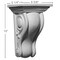 Ekena Millwork 6 5/8"W x 5 1/4"D x 10"H Holmdel Smooth Scroll Corbel COR06X05X10HO - alternate 4